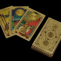 Gold Foil Tarot Card Deck