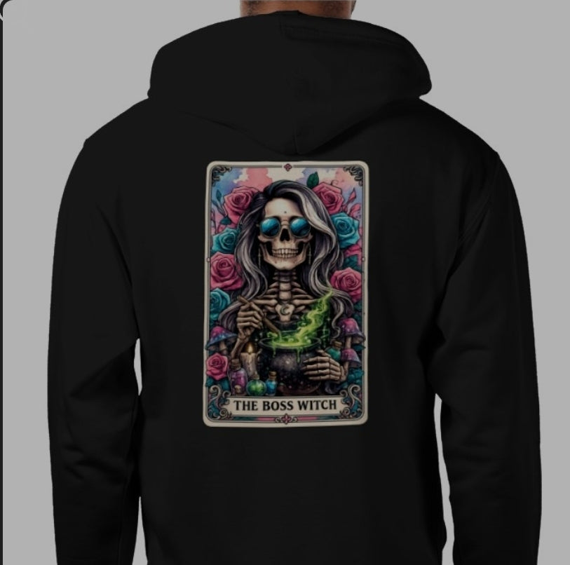 The Boss Witch Zip Up Hoodie