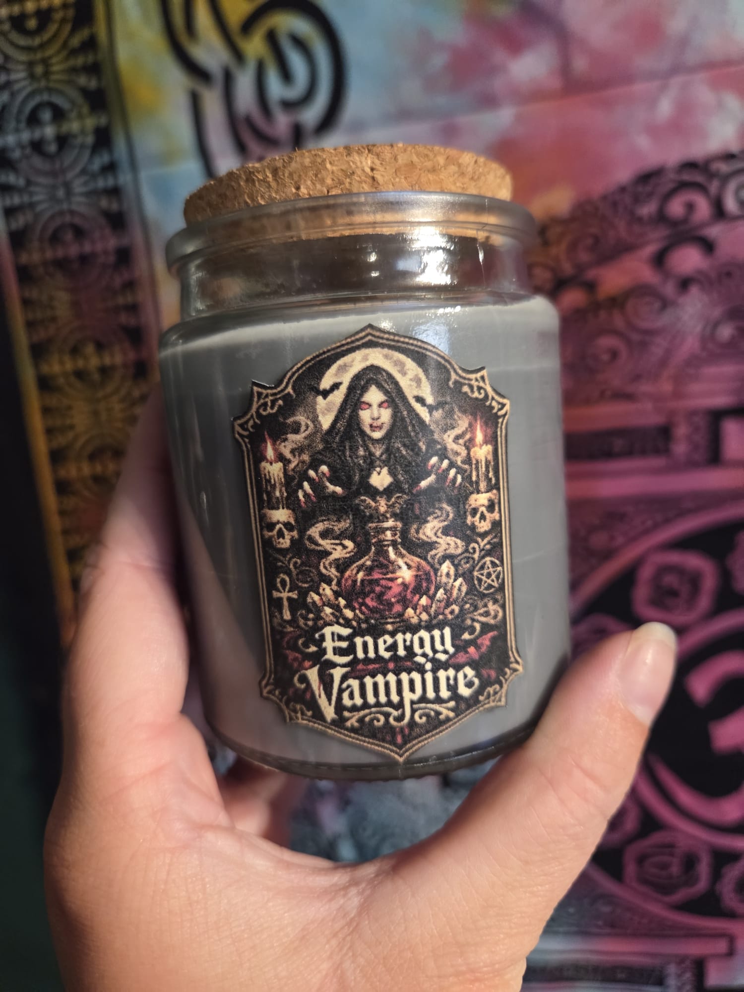 Energy Vampire Spell Candle